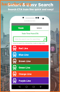 Chicago: CTA Train Tracker screenshot