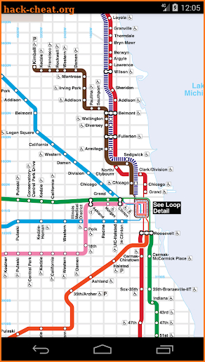 Chicago rail metro train screenshot