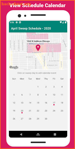 Chicago Sweep Tracker screenshot