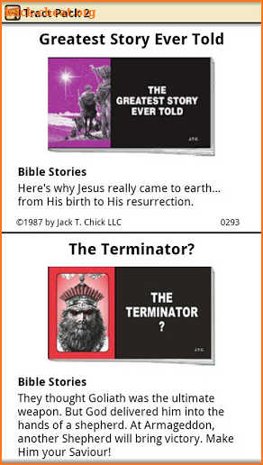 Chick Tracts 2 - English screenshot