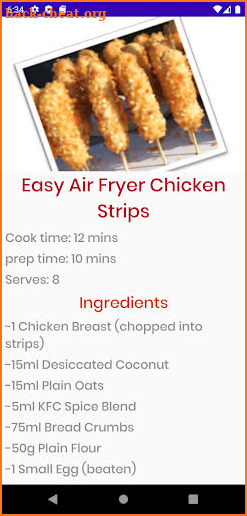 Chicken Air Fryer screenshot