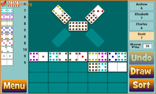 Chickenfoot Dominoes screenshot