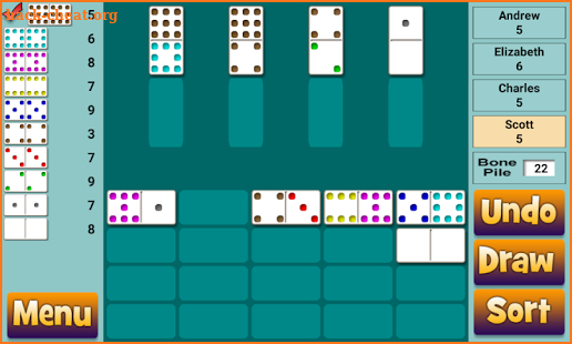 Chickenfoot Dominoes screenshot