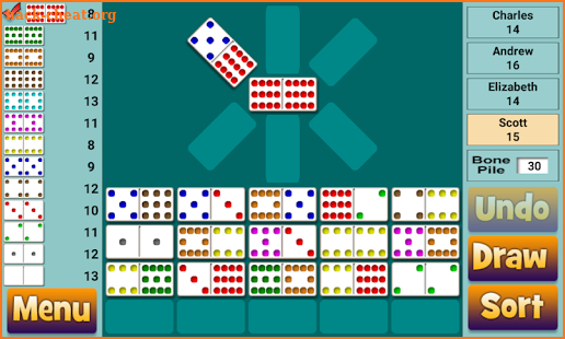 Chickenfoot Dominoes screenshot