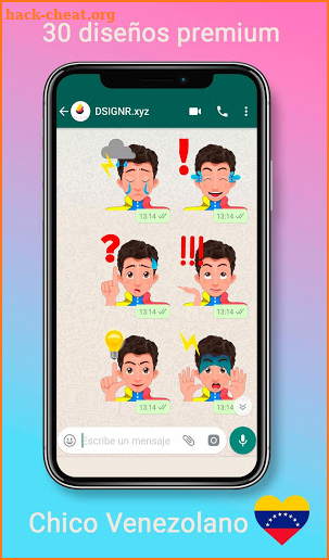 Chico Venezolano - Stickers para Whatsapp screenshot