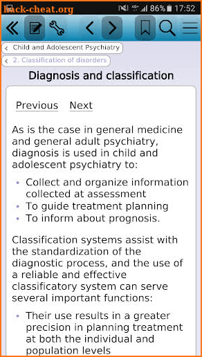 Child and Adolescent Psychiatr screenshot