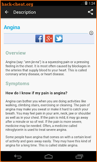 Childhood diseases screenshot