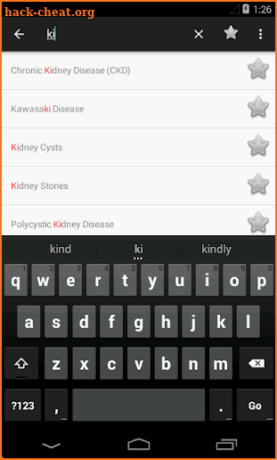 Childhood diseases screenshot