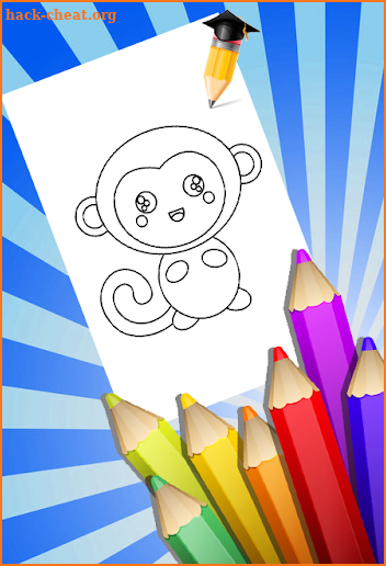 children coloring game screenshot