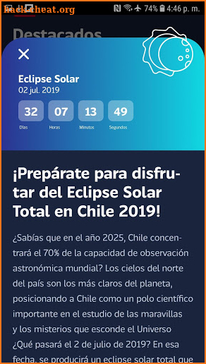 Chile Mobile Observatory screenshot