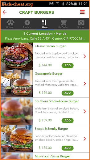 Chili's Global 2.0 screenshot