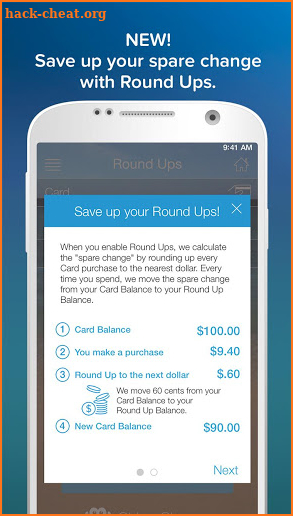 ChimpChange Mobile Banking screenshot