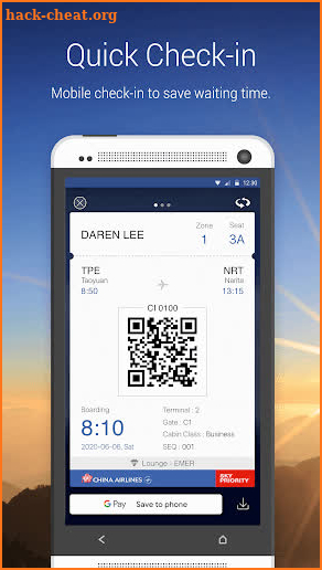 China Airlines App screenshot