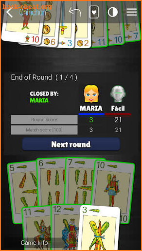 Chinchon - Spanish card game screenshot