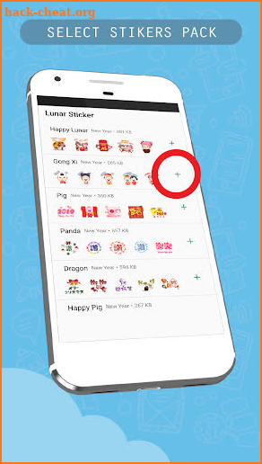 Chinese Lunar Year Sticker for WhatsApp Messenger screenshot