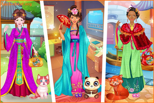 Chinese Traditional Fashion - Makeup & Dress up screenshot