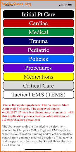 Chippewa Valley Protocols w/CC and TEMS screenshot