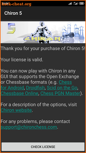 Chiron 5 Chess Engine screenshot