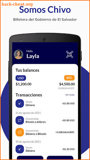 Chivo Wallet screenshot