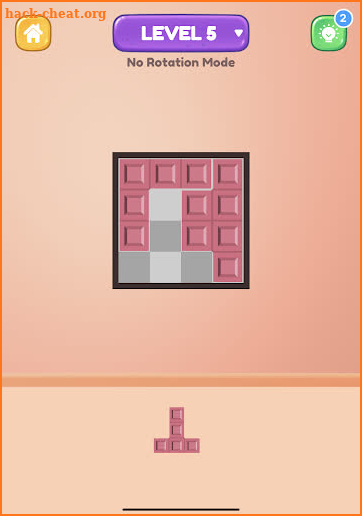 Chocolate Bar Puzzle screenshot