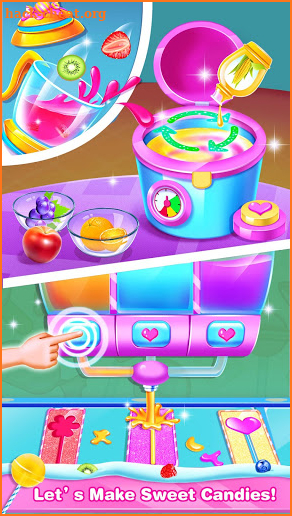 Chocolate Candy Bar - Flavored Candy Sweet Maker screenshot