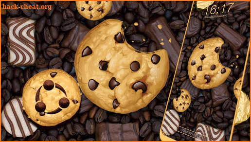 Chocolate Cookie Theme screenshot