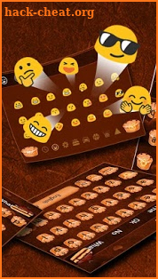 Chocolate Cupcake Keyboard screenshot