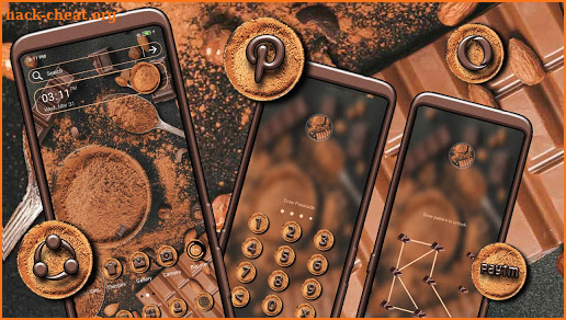 Chocolate Launcher Theme screenshot