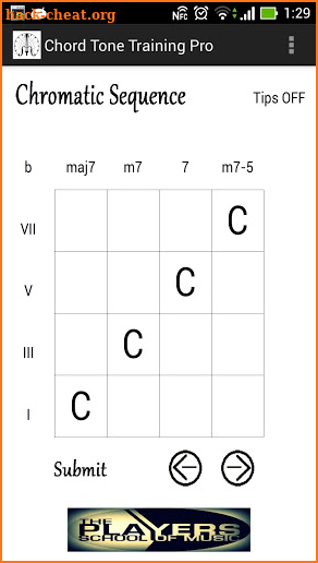 Chord Tone Training Pro screenshot