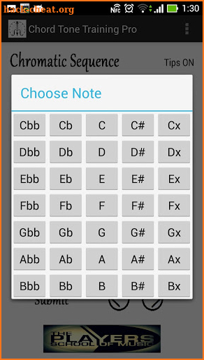 Chord Tone Training Pro screenshot