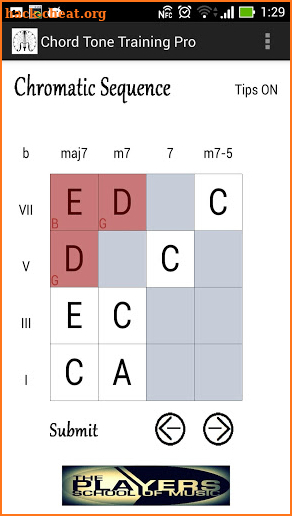 Chord Tone Training Pro screenshot