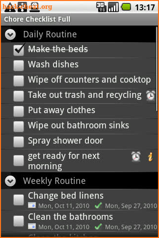 Chore Checklist Cloud Connector screenshot