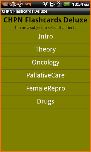 CHPN Flashcards Deluxe screenshot