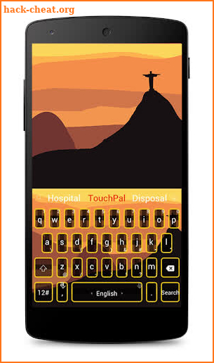 Christ Mountain Keyboard Theme screenshot