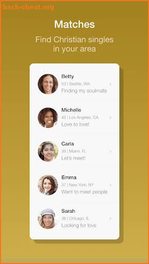 Christian Lifestyle Dating App screenshot