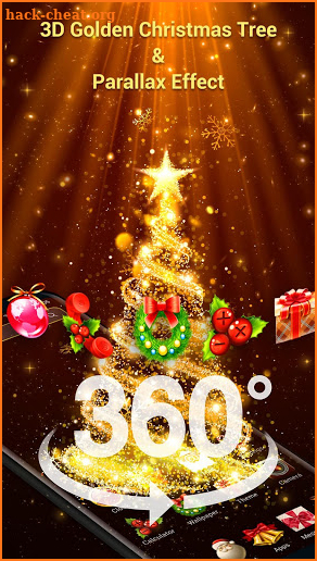 Christmas 3D Launcher & Countdown Widget screenshot