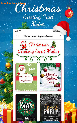 Christmas & New Year Greeting Card Maker screenshot