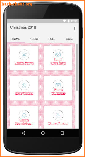 Christmas App screenshot