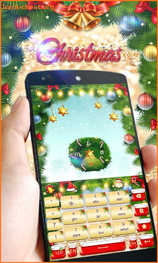 Christmas Bell Keyboard Theme screenshot