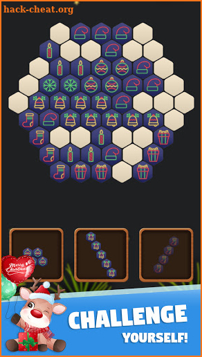 Christmas Block Hexa Puzzle: Drop classic hexagon screenshot