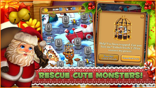 Christmas Bubble Shooter: Santa Xmas Rescue screenshot