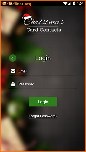 Christmas Card Contacts screenshot