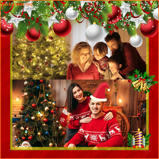 Christmas collage maker screenshot