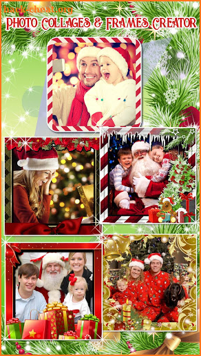 Christmas Collage Maker 🌟 New Year Photo Frame screenshot