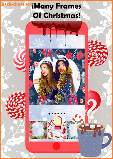 Christmas collage photo editor screenshot