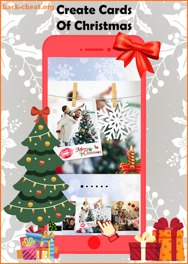 Christmas collage photo editor screenshot