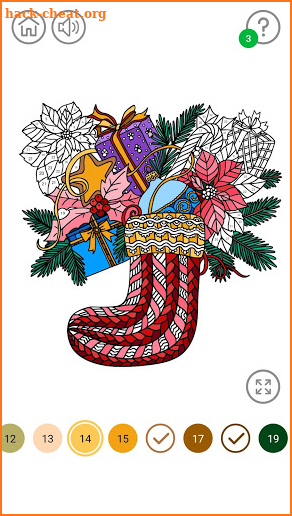 Christmas Color by Number: Christmas Coloring Book screenshot