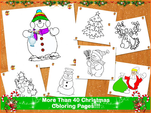 Christmas Coloring Book For Kids - Christmas Game screenshot