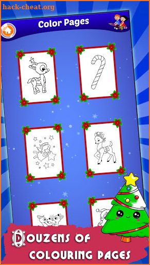 Christmas Coloring Book - Paint Me screenshot