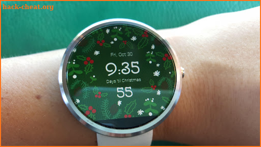 Christmas Countdown Watch Face screenshot